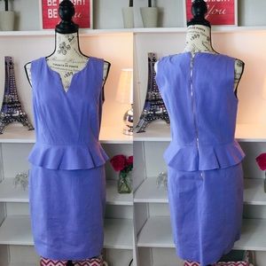 Laundry By Shelli Segal, Purple Peplum Dress